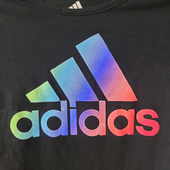 Adidas Girls Cap Sleeve Tee - Picture 2 of 5